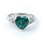 Hermoso Anillo de Alejandrita Con Corte Corazon