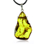 Huge Natural Amber Silver Pendant