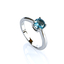Hermoso Anillo Solitario de Aguamarina