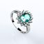 Anillo de Plata con una Piedra de Paraiba