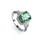 Anillo de Plata Sterlina Con Alejandrita Azul Verde