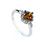 Anillo de Diamante Chocolate Corte Brillante