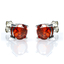 Aretes con Opalo de Fuego en Plata .925