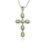 Cruz de Plata Con Alejandrita