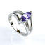 Magnifico Anillo de Plata .925 con una Gema de Alejandrita