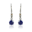 Tanzanite Pendant and Earrings Set With 925 Sterling Silver