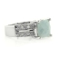 Aquamarine Silver Ring