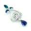 Australian Opal Pendant with Tanzanite