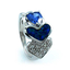 Australian Opal Ring with Tanzanite