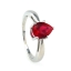 Anillo Encantador de Plata .925 y Rubi