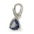 Dije de Plata Fina .925 con Alejandrita Bicolor ( Morado/Azul )