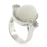 Anillo de Jade con Topacio en Plata de Ley