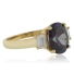 Anillo de Topacio Mistico en Plata .925 con un Baño de Oro 14K