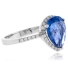 Anillo Hermoso de Alejandrita en Plata .925 ( Azul/Morado )