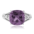 Anillo de Alejandrita en Plata de Ley .925 ( Morado/Rosa )