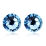Hermosos Aretes de Cristal Swarovski con Rodio Azules