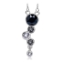 Precioso collar con Cristal Austriaco en tonos color Negro