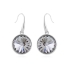 Aretes Redondos de Cristal Austriaco