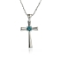 Cruz de Alejandrita Plata 925
