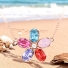 Hermoso Collar Swarovski de Flor de Colores