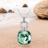 Collar de Cristal Swarovski Color Verde