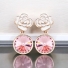 Divinos Aretes con Baño de Oro Rosa 18K