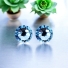 Hermosos Aretes de Cristal Swarovski con Rodio Azules