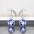 Aretes Elegantes de Swarovski Color Azul