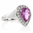 Anillo de Alejandrita Bicolor en Corte de Pera