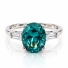 Anillo de Alejandrita Con Corte Pera