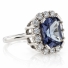 Anillo de Alejandrita ( Azul/Morado) en Plata .925