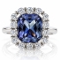 Anillo de Alejandrita ( Azul/Morado) en Plata .925