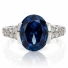 Anillo de Alejandrita ( Verde/Azul ) en Plata de Ley