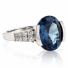 Anillo de Alejandrita ( Verde/Azul ) en Plata de Ley