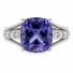 Anillo de Alejandrita en Plata de Ley .925 ( Morado/Rosa )