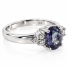 Anillo de Plata con Alejandrita Bicolor ( Morado/Rosa )