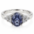 Anillo de Plata con Alejandrita Bicolor ( Morado/Rosa )