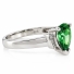 Anillo de Plata con Alejandrita en Corte de Pera