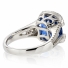 Anillo de Plata de Ley con Alejandrita Azul a Morado