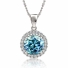 Dije de Plata Con Alejandrita Cambio de Color Azul a Verde
