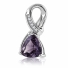 Dije de Plata Fina .925 con Alejandrita Bicolor ( Morado/Azul )