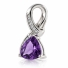 Dije de Plata Fina .925 con Alejandrita Bicolor ( Morado/Azul )