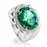 Grande Anillo de Alejandrita Para Hombre Plata Cambia de Color