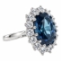 Hermoso Anillo de Plata con Alejandrita en Corte Ovalado