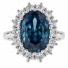 Hermoso Anillo de Plata con Alejandrita en Corte Ovalado