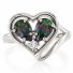 Hermoso Anillo de Plata con Topacio Místico