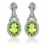 Juego de Dije y Aretes de Plata .925 con Alejandrita Amarilla
