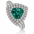 Anillo de Alejandrita corte Triangular en Plata .925