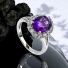 Anillo de Amatista en Plata de Ley .925
