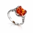 Anillo de Opalo de Fuego Con Plata